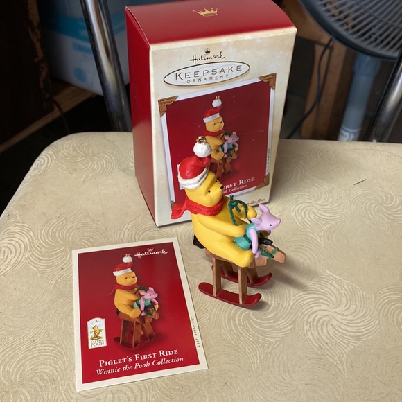 Hallmark 2002 Piglet’s First Ride Disney Ornament - Picture 2 of 7